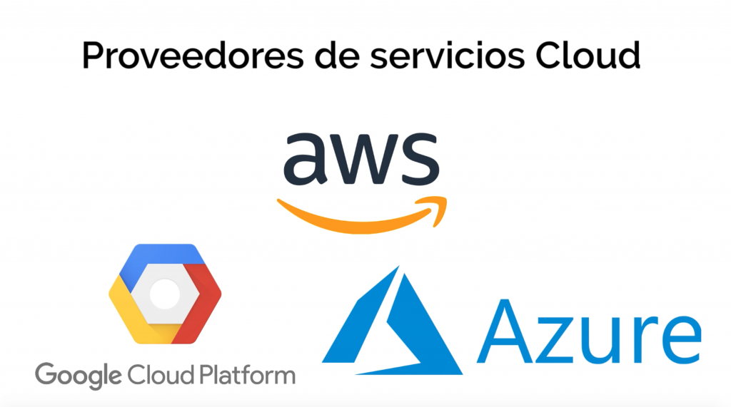 Los tres principales proveedores de servicios Cloud