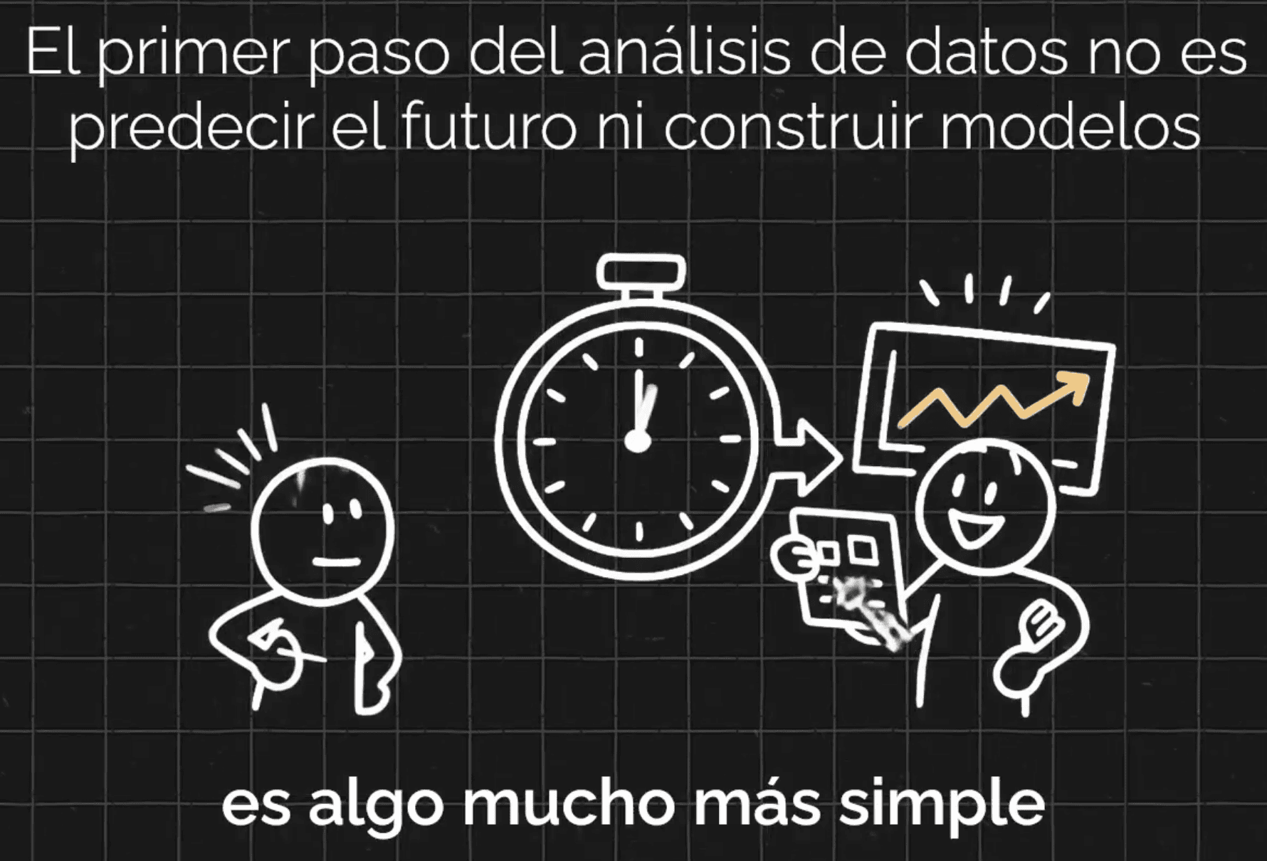 El primer paso del análisis de datos no es predecir el futuro ni construir modelos.