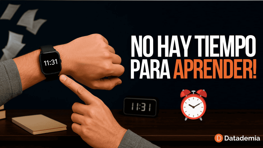 no hay tiempo para aprender